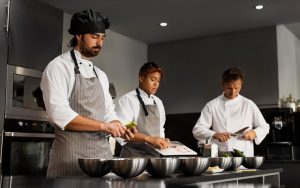 hotel kitchen stewarding
